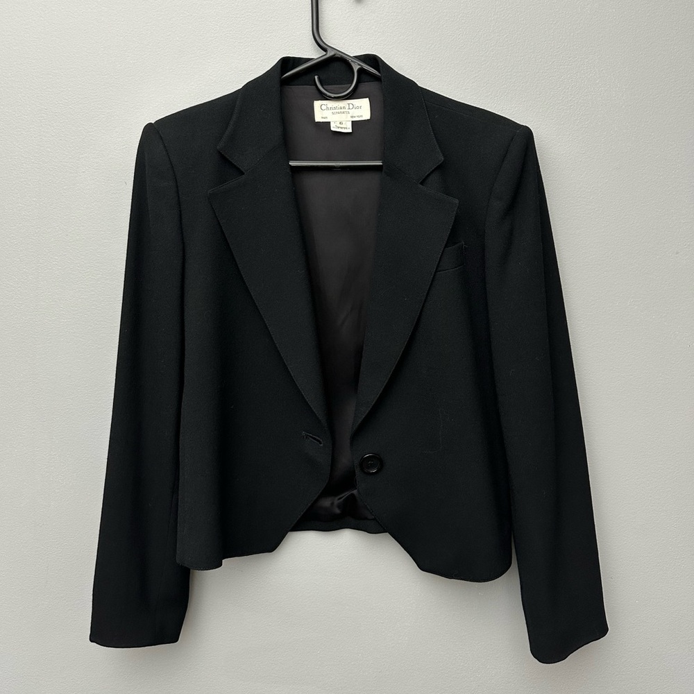 Vintage Christian Dior Women's Blazer